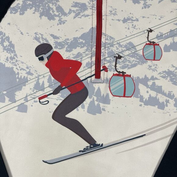 Skier Base Layer Top Womens Large Gondola Mountains Downhill Alpine Ski 1/4 Zip - Picture 3 of 7